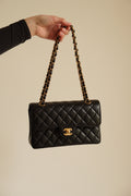 CHANEL CLASSIC SMALL DOUBLE FLAP | BLACK