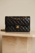 CHANEL CLASSIC SMALL DOUBLE FLAP | BLACK
