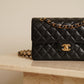 CHANEL CLASSIC SMALL DOUBLE FLAP | BLACK