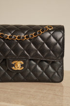 CHANEL CLASSIC SMALL DOUBLE FLAP | BLACK