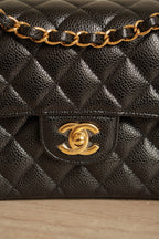 CHANEL CLASSIC SMALL DOUBLE FLAP | BLACK