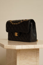 CHANEL CLASSIC SMALL DOUBLE FLAP | BLACK