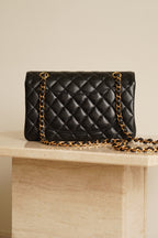 CHANEL CLASSIC SMALL DOUBLE FLAP | BLACK