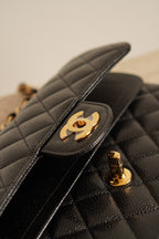 CHANEL CLASSIC SMALL DOUBLE FLAP | BLACK