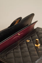 CHANEL CLASSIC SMALL DOUBLE FLAP | BLACK