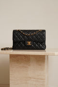 CHANEL CLASSIC SMALL DOUBLE FLAP | BLACK