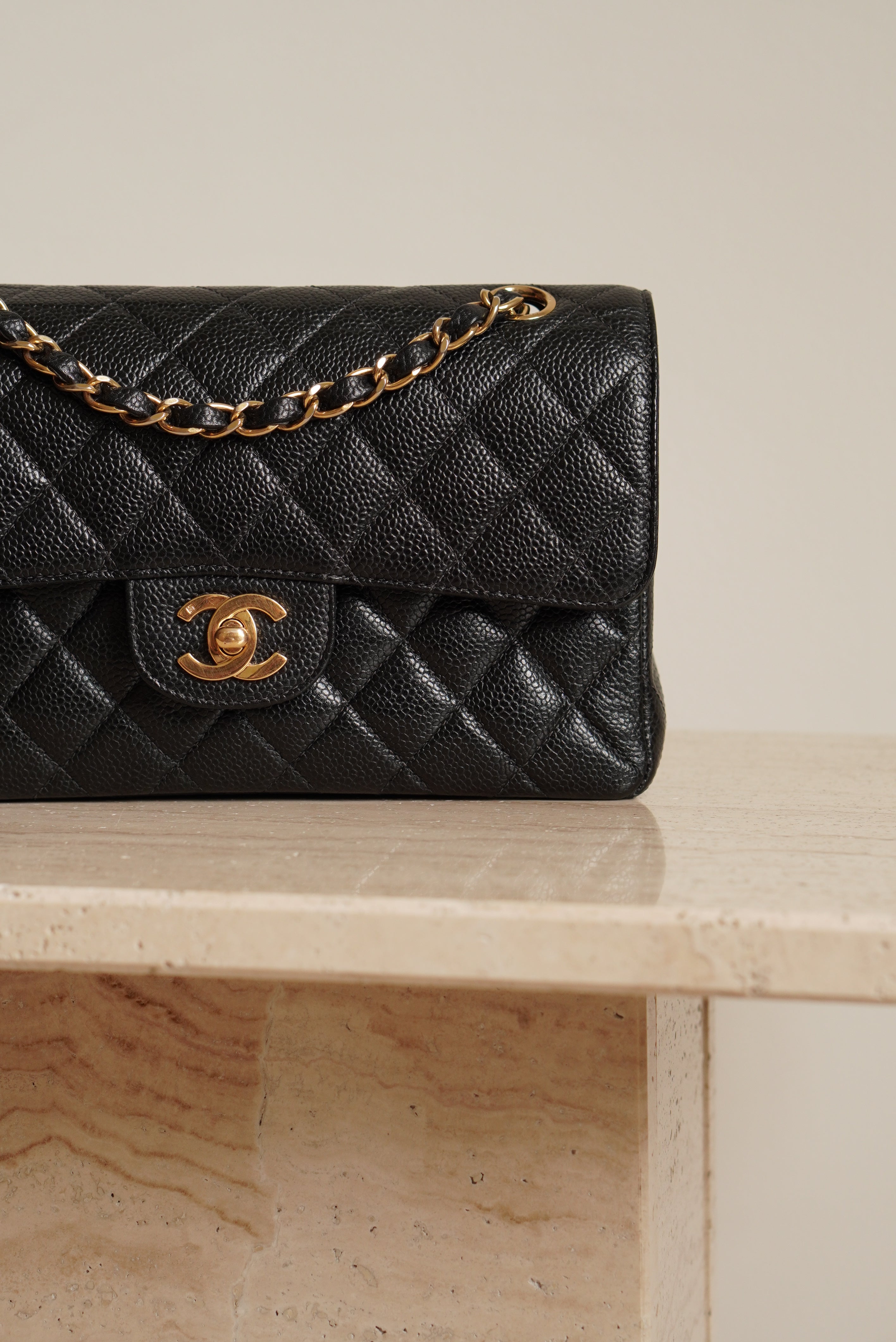 CHANEL CLASSIC SMALL DOUBLE FLAP | BLACK