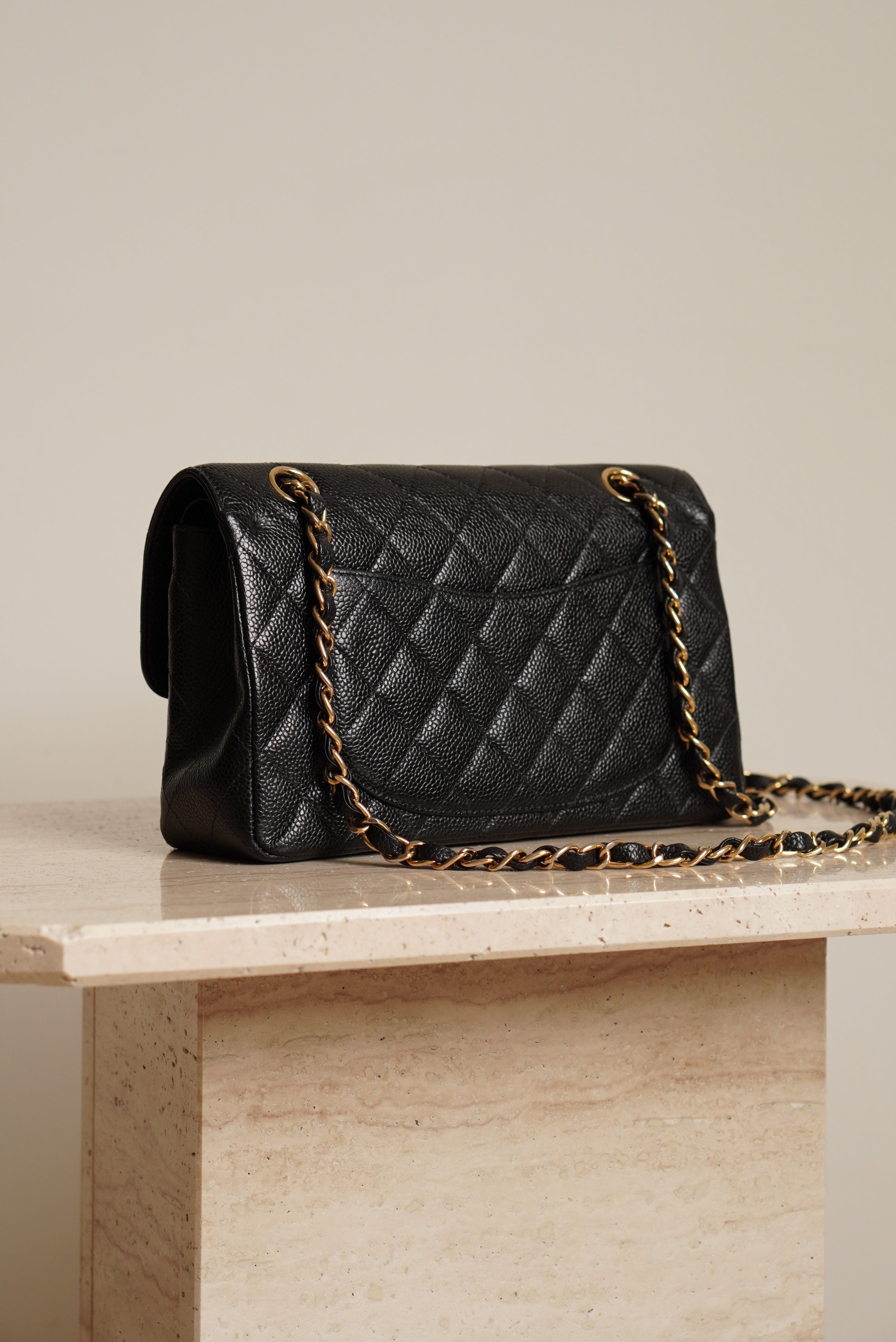 CHANEL CLASSIC SMALL DOUBLE FLAP | BLACK