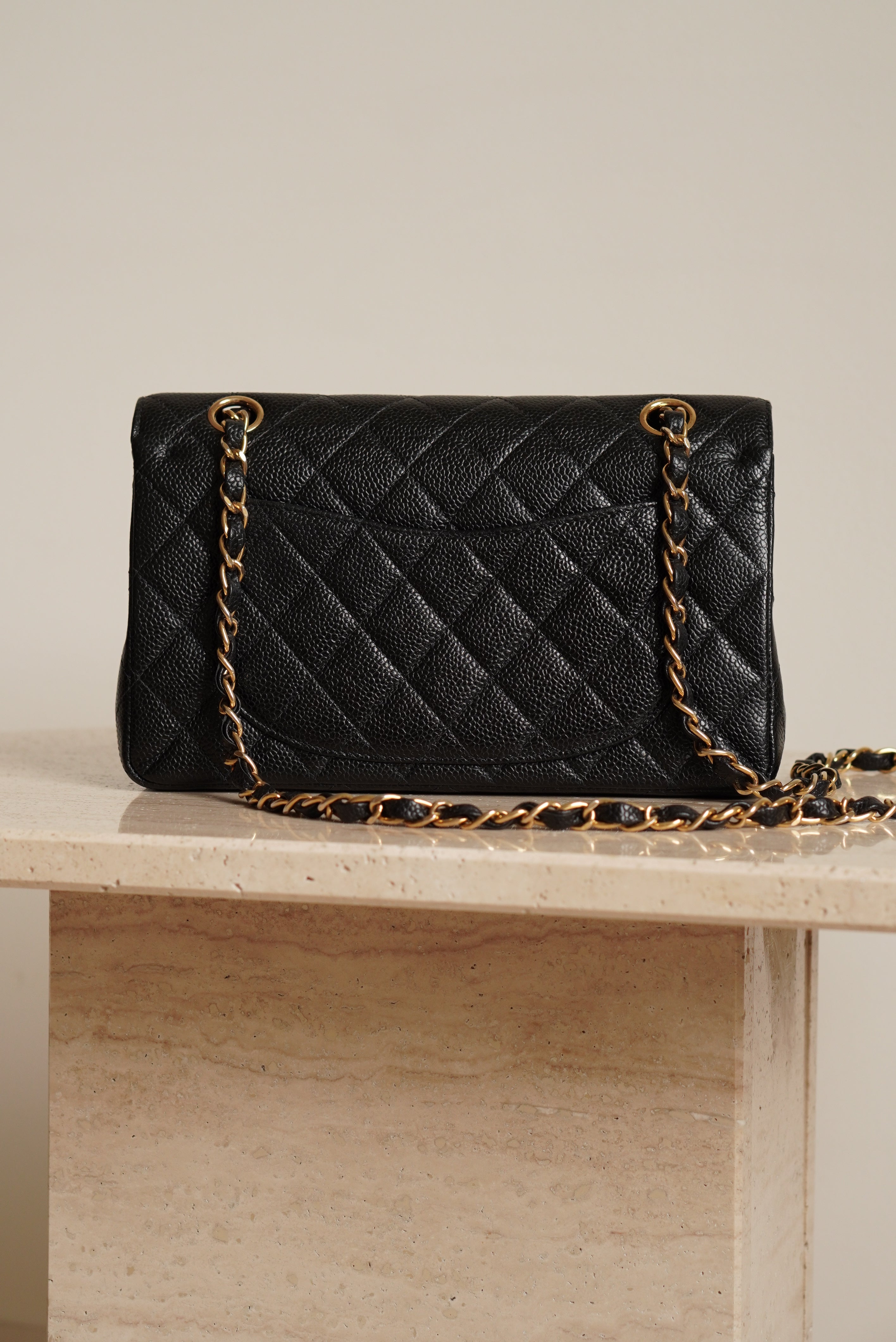 CHANEL CLASSIC SMALL DOUBLE FLAP | BLACK
