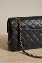 CHANEL CLASSIC SMALL DOUBLE FLAP | BLACK