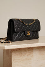 CHANEL CLASSIC SMALL DOUBLE FLAP | BLACK