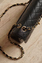 CHANEL CLASSIC SMALL DOUBLE FLAP | BLACK