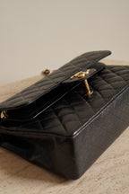 CHANEL CLASSIC SMALL DOUBLE FLAP | BLACK