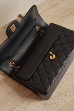 CHANEL CLASSIC SMALL DOUBLE FLAP | BLACK