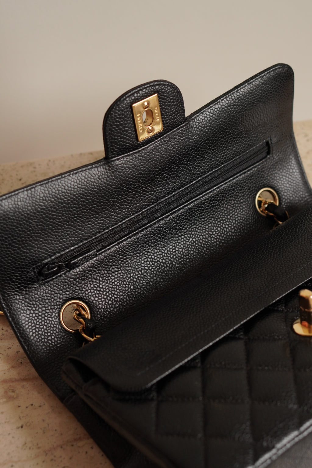 CHANEL CLASSIC SMALL DOUBLE FLAP | BLACK