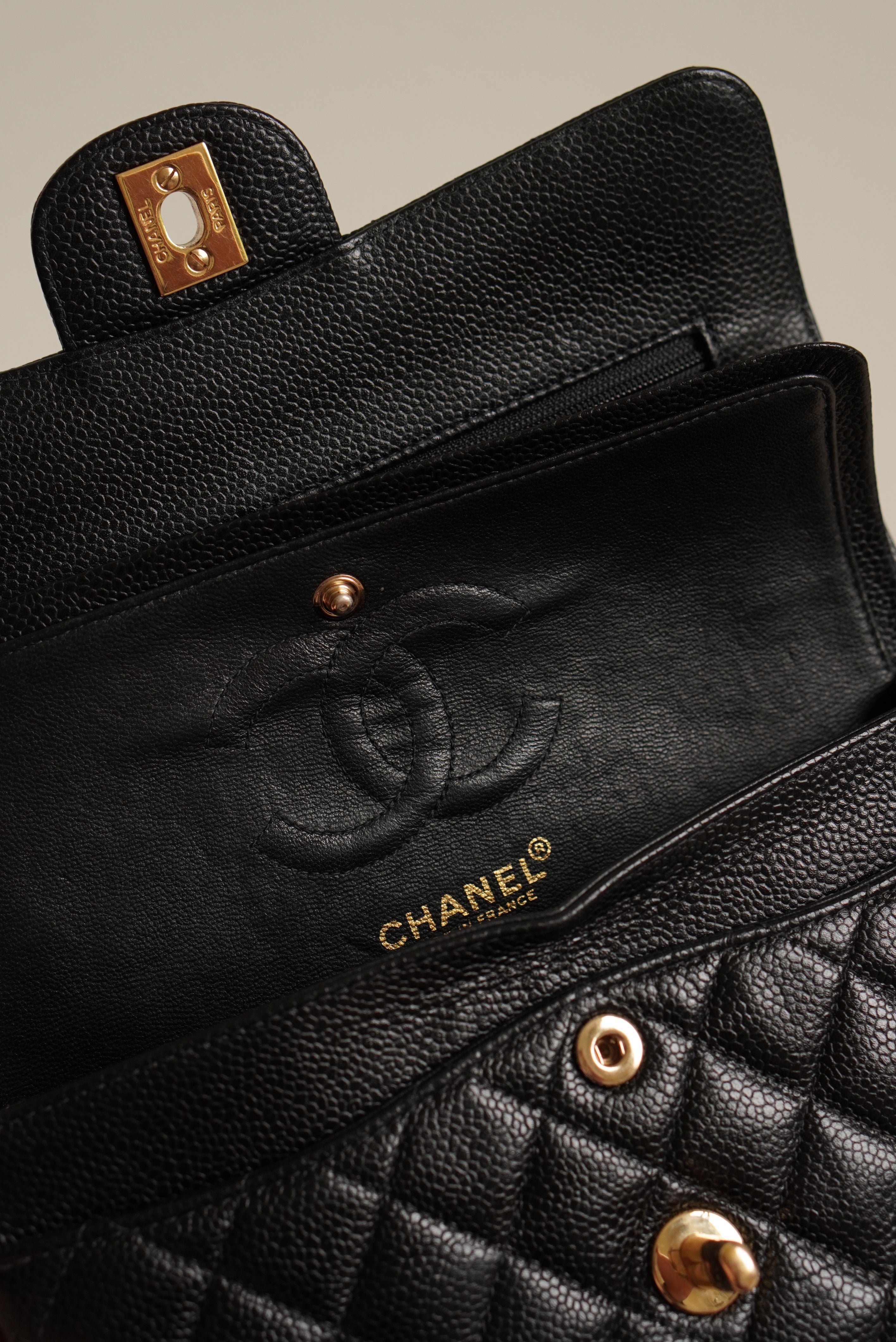 CHANEL CLASSIC SMALL DOUBLE FLAP | BLACK
