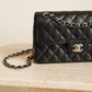 CHANEL CLASSIC SMALL DOUBLE FLAP | BLACK