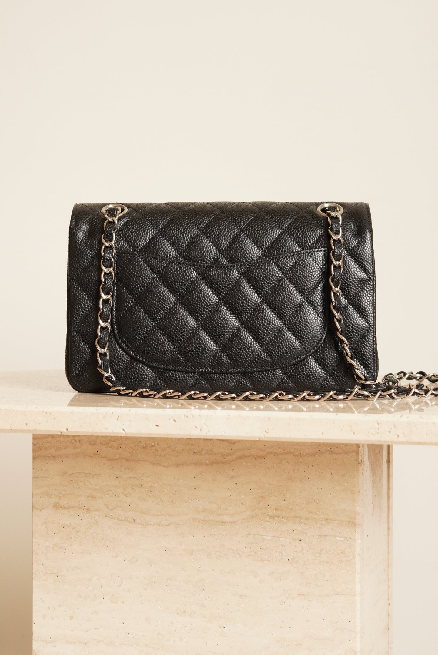 CHANEL CLASSIC SMALL DOUBLE FLAP | BLACK