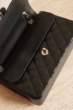 CHANEL CLASSIC SMALL DOUBLE FLAP | BLACK