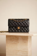 CHANEL CLASSIC SMALL DOUBLE FLAP | BLACK