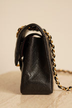 CHANEL CLASSIC SMALL DOUBLE FLAP | BLACK