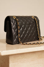 CHANEL CLASSIC SMALL DOUBLE FLAP | BLACK