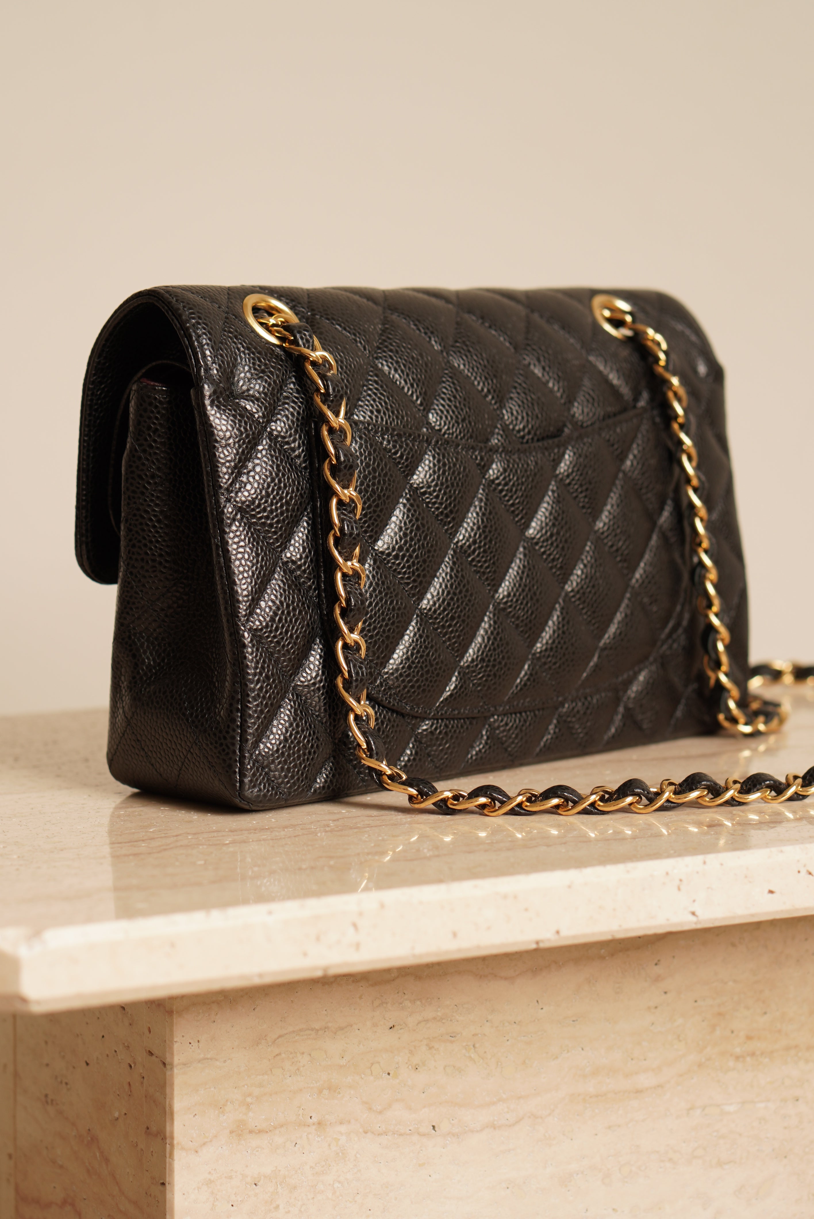 CHANEL CLASSIC SMALL DOUBLE FLAP | BLACK