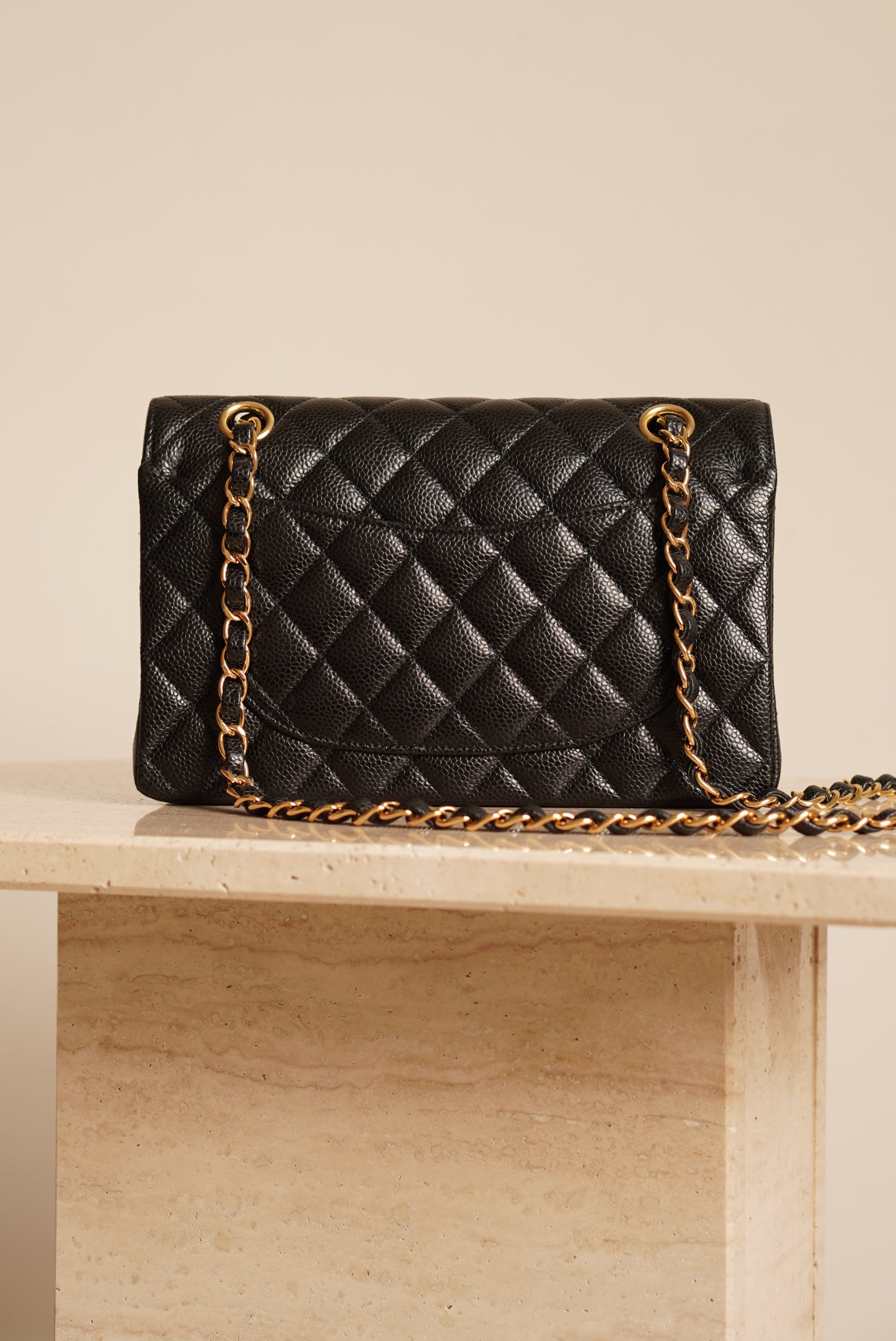 CHANEL CLASSIC SMALL DOUBLE FLAP | BLACK