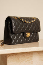 CHANEL CLASSIC SMALL DOUBLE FLAP | BLACK