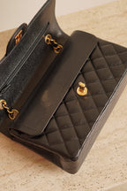 CHANEL CLASSIC SMALL DOUBLE FLAP | BLACK