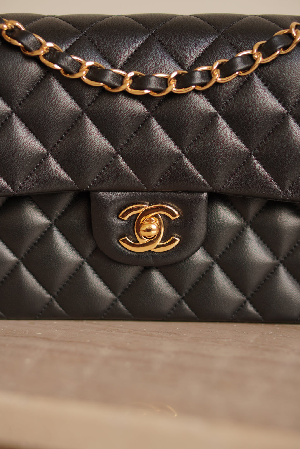 CHANEL CLASSIC SMALL DOUBLE FLAP | BLACK