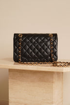 CHANEL CLASSIC SMALL DOUBLE FLAP | BLACK