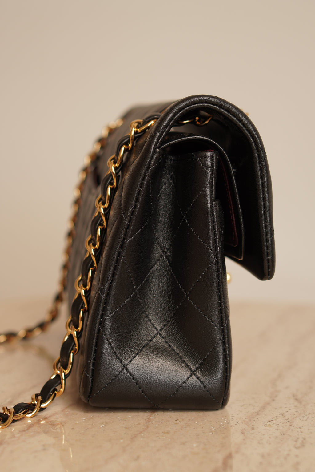 CHANEL CLASSIC SMALL DOUBLE FLAP | BLACK