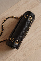 CHANEL CLASSIC SMALL DOUBLE FLAP | BLACK