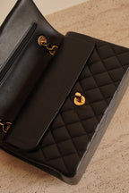 CHANEL CLASSIC SMALL DOUBLE FLAP | BLACK