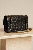 CHANEL CLASSIC SMALL DOUBLE FLAP | BLACK