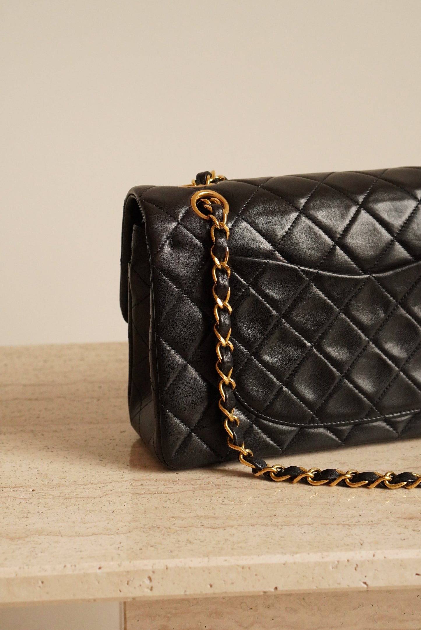 CHANEL CLASSIC SMALL DOUBLE FLAP | BLACK