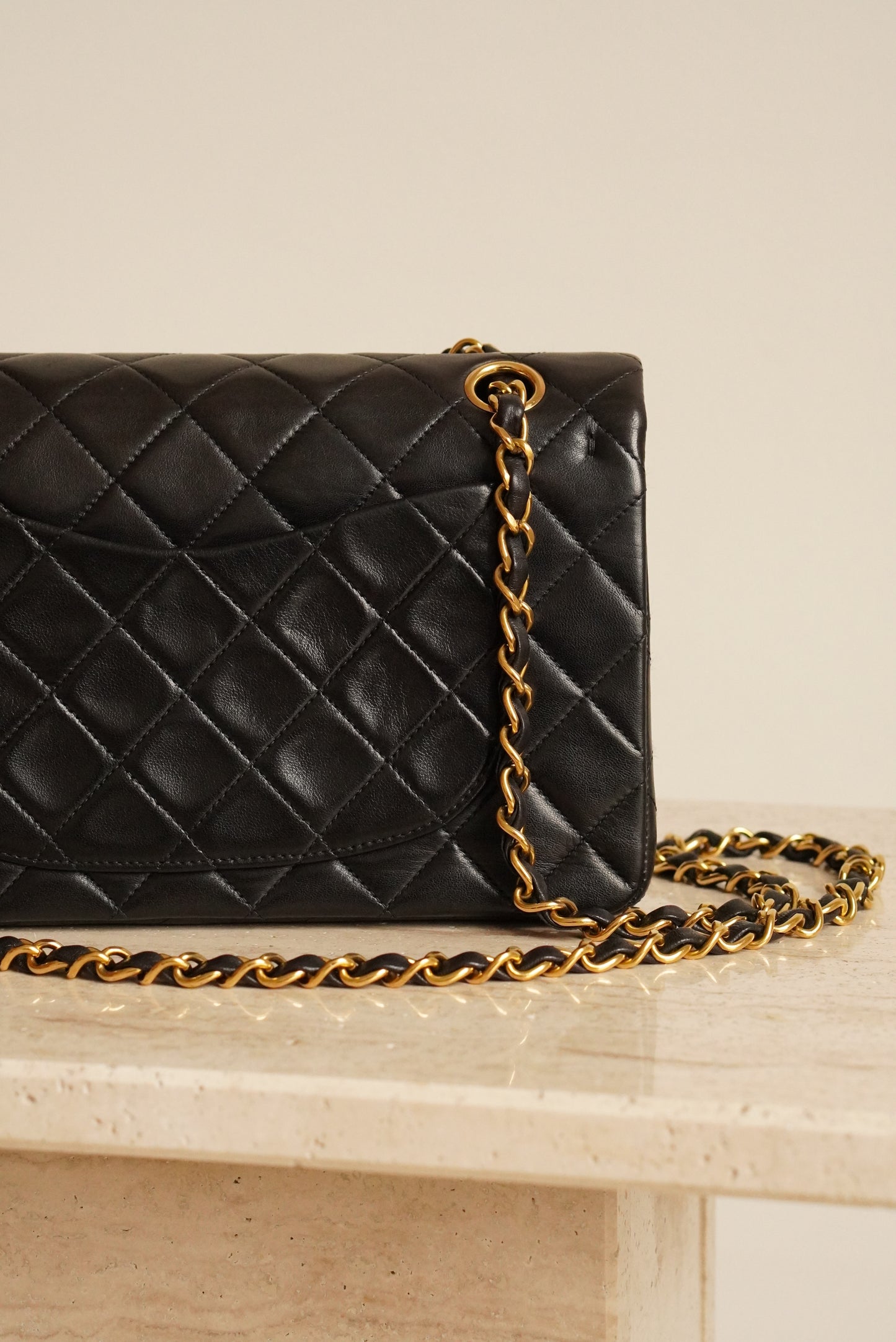 CHANEL CLASSIC SMALL DOUBLE FLAP | BLACK