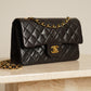 CHANEL CLASSIC SMALL DOUBLE FLAP | BLACK