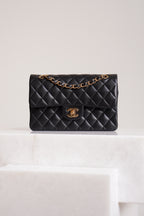 CHANEL CLASSIC SMALL DOUBLE FLAP | BLACK