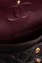 CHANEL CLASSIC SMALL DOUBLE FLAP | BLACK