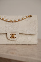 CHANEL CLASSIC CAMELLIA SMALL DOUBLE FLAP
