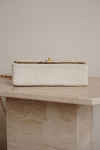 CHANEL CLASSIC CAMELLIA SMALL DOUBLE FLAP