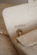CHANEL CLASSIC CAMELLIA SMALL DOUBLE FLAP