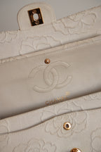 CHANEL CLASSIC CAMELLIA SMALL DOUBLE FLAP
