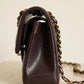 CHANEL CLASSIC 22K SMALL DOUBLE FLAP | DARK BROWN