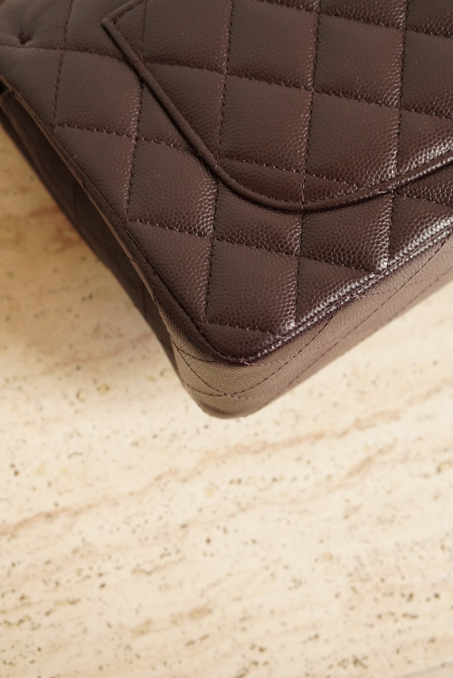 CHANEL CLASSIC 22K SMALL DOUBLE FLAP | DARK BROWN