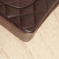 CHANEL CLASSIC 22K SMALL DOUBLE FLAP | DARK BROWN