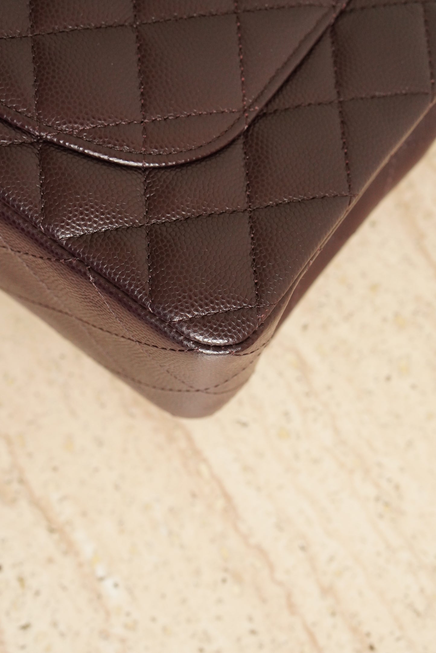 CHANEL CLASSIC 22K SMALL DOUBLE FLAP | DARK BROWN