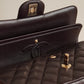 CHANEL CLASSIC 22K SMALL DOUBLE FLAP | DARK BROWN